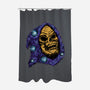 Starry Night Of Doom-None-Polyester-Shower Curtain-glitchygorilla