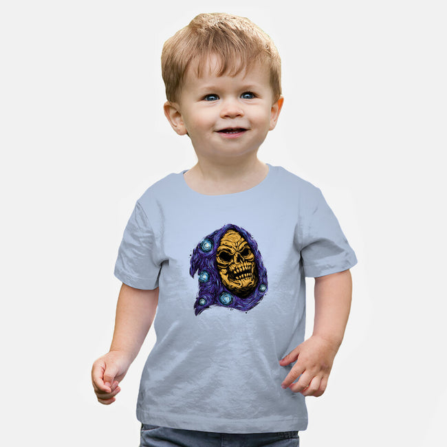 Starry Night Of Doom-Baby-Basic-Tee-glitchygorilla