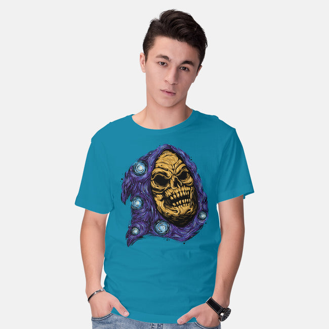 Starry Night Of Doom-Mens-Basic-Tee-glitchygorilla