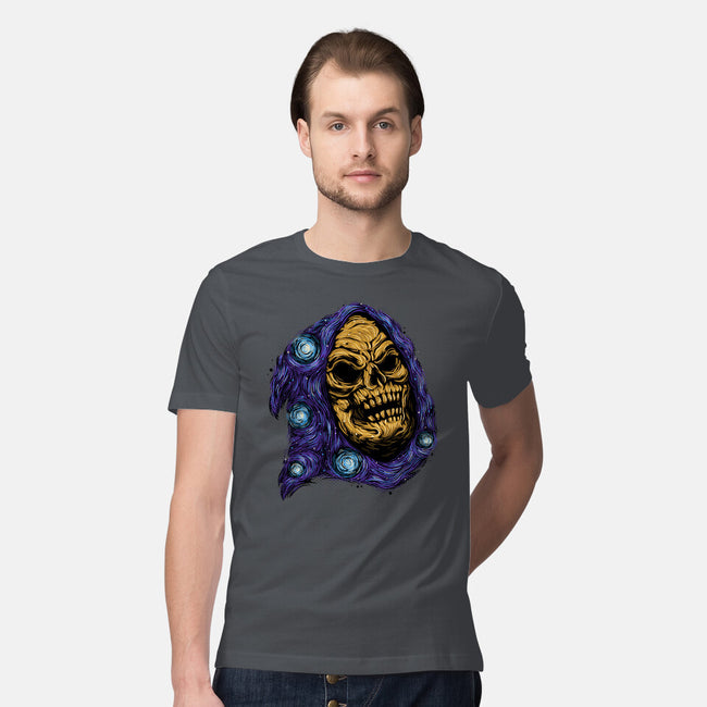 Starry Night Of Doom-Mens-Premium-Tee-glitchygorilla