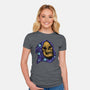 Starry Night Of Doom-Womens-Fitted-Tee-glitchygorilla