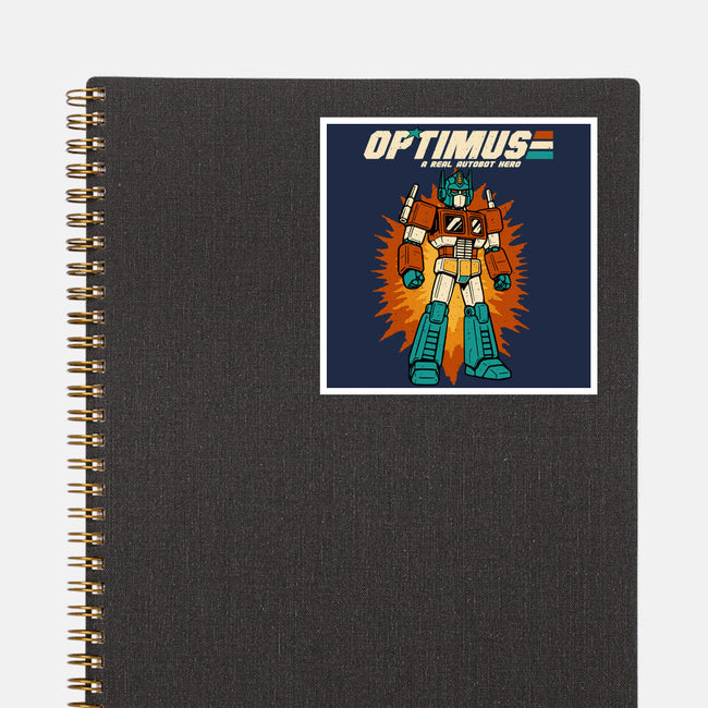 A Real Autobot Hero-None-Glossy-Sticker-Melonseta