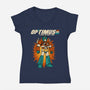 A Real Autobot Hero-Womens-V-Neck-Tee-Melonseta