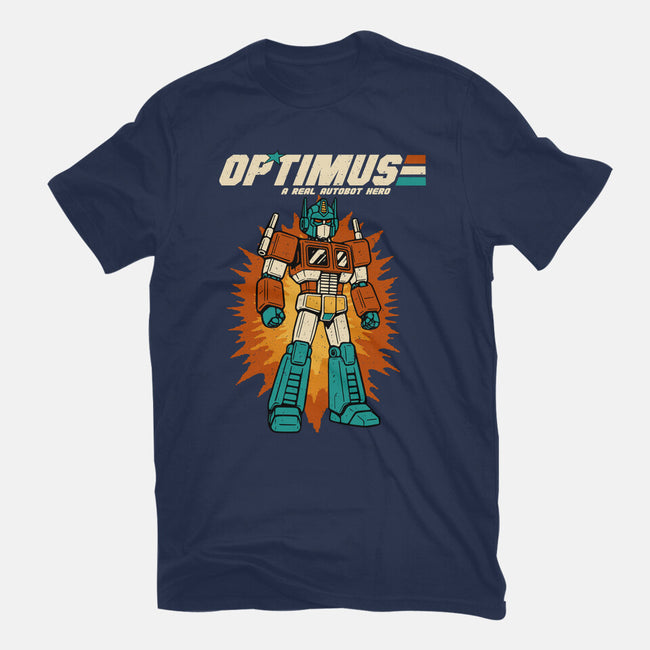 A Real Autobot Hero-Unisex-Basic-Tee-Melonseta