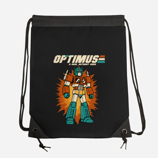 A Real Autobot Hero-None-Drawstring-Bag-Melonseta
