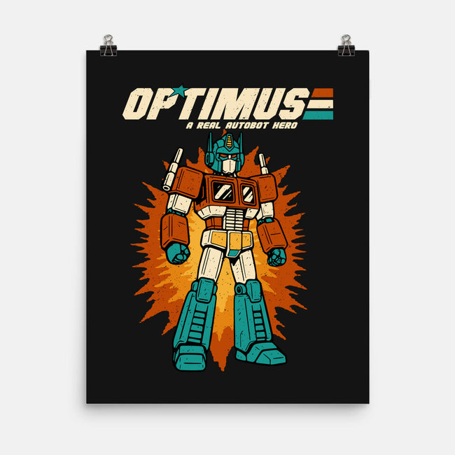 A Real Autobot Hero-None-Matte-Poster-Melonseta
