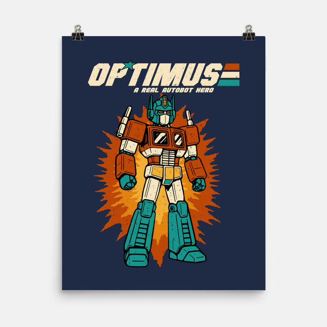 A Real Autobot Hero-None-Matte-Poster-Melonseta