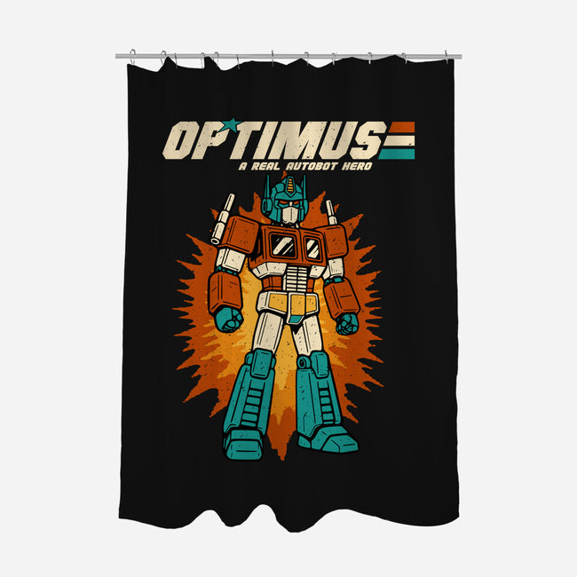 A Real Autobot Hero-None-Polyester-Shower Curtain-Melonseta