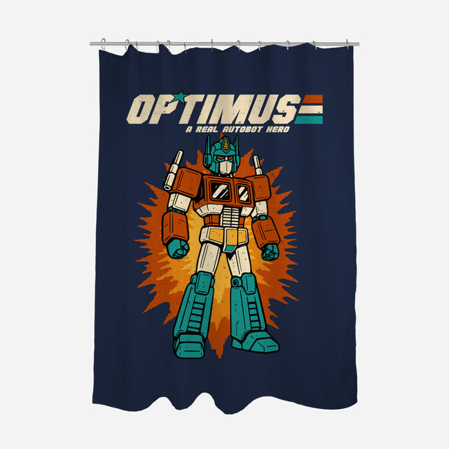 A Real Autobot Hero-None-Polyester-Shower Curtain-Melonseta