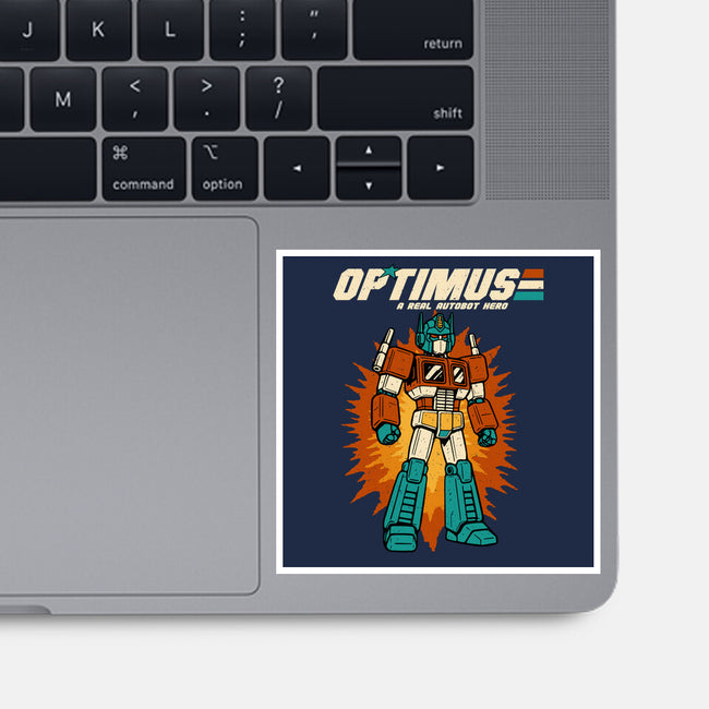 A Real Autobot Hero-None-Glossy-Sticker-Melonseta