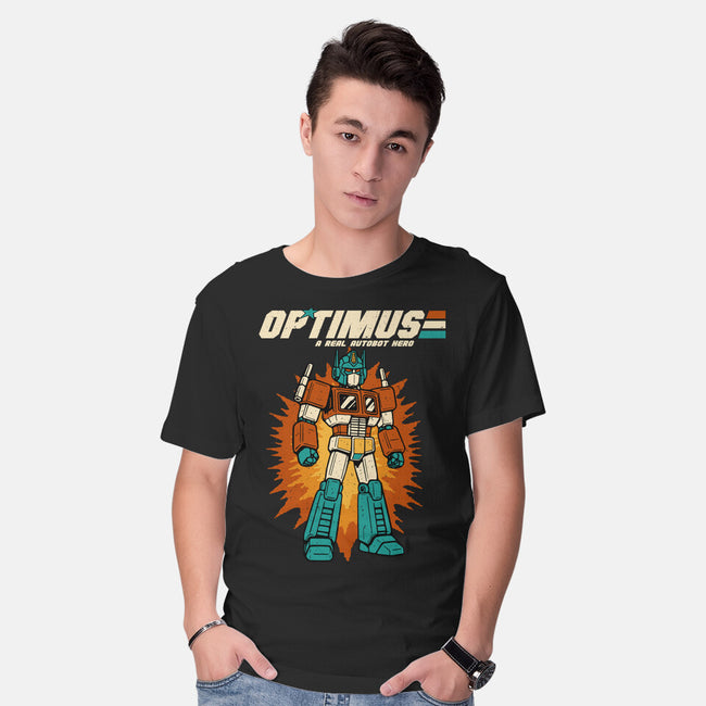 A Real Autobot Hero-Mens-Basic-Tee-Melonseta