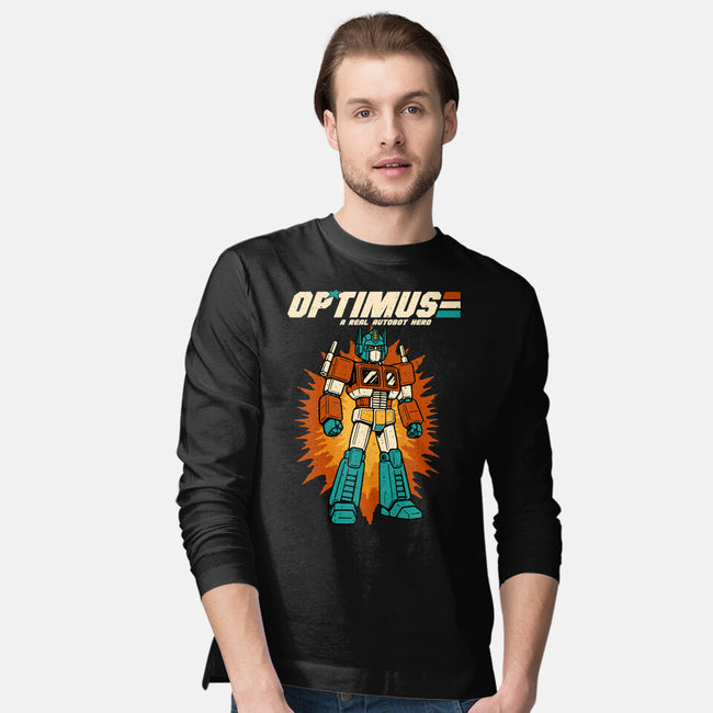 A Real Autobot Hero-Mens-Long Sleeved-Tee-Melonseta