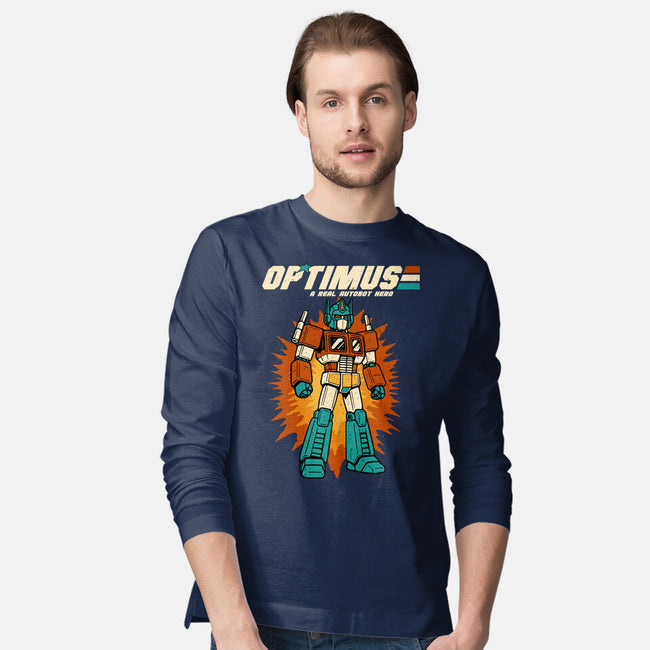 A Real Autobot Hero-Mens-Long Sleeved-Tee-Melonseta