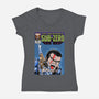 The Incredible Sub-Zero-Womens-V-Neck-Tee-joerawks
