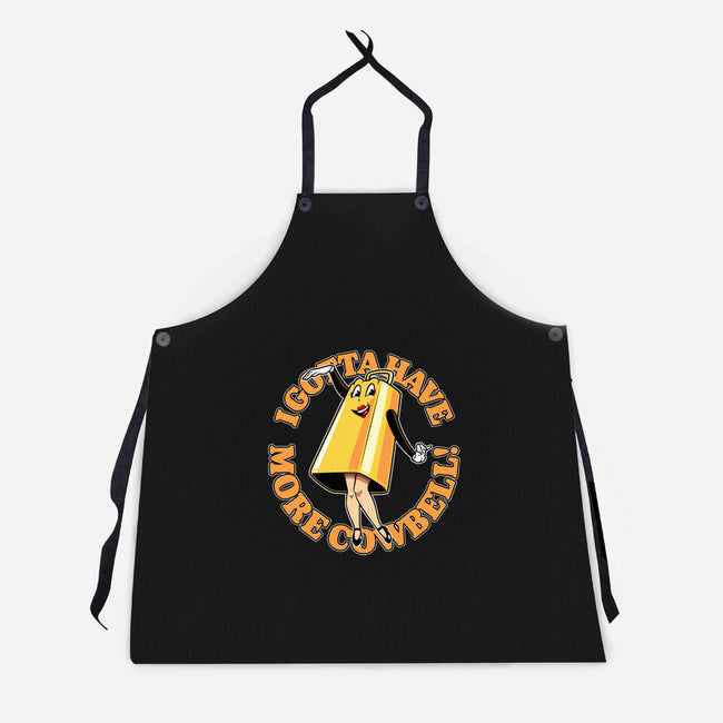 I Gotta Have More Cowbell-Unisex-Kitchen-Apron-boltfromtheblue