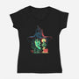 Pieces Of Oz-Womens-V-Neck-Tee-zascanauta