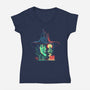 Pieces Of Oz-Womens-V-Neck-Tee-zascanauta