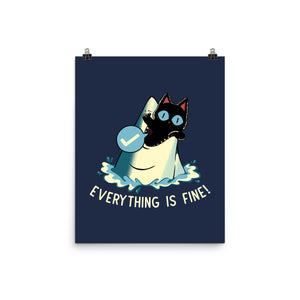 Everything Is Fine Shark Attack
