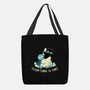 Everything Is Fine Shark Attack-None-Basic Tote-Bag-tobefonseca