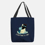 Everything Is Fine Shark Attack-None-Basic Tote-Bag-tobefonseca