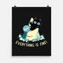 Everything Is Fine Shark Attack-None-Matte-Poster-tobefonseca