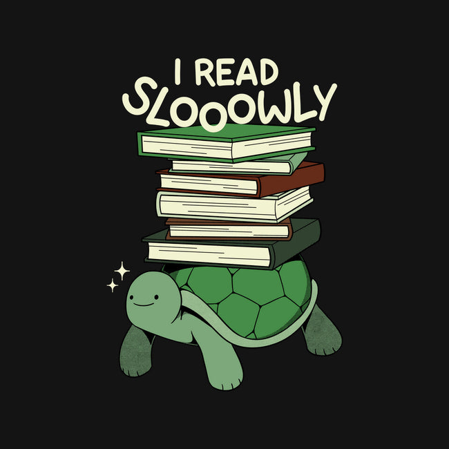 Slow Reader Turtle Books-None-Stretched-Canvas-tobefonseca