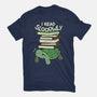Slow Reader Turtle Books-Mens-Premium-Tee-tobefonseca