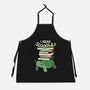 Slow Reader Turtle Books-Unisex-Kitchen-Apron-tobefonseca