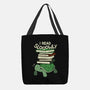 Slow Reader Turtle Books-None-Basic Tote-Bag-tobefonseca