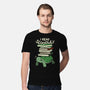 Slow Reader Turtle Books-Mens-Premium-Tee-tobefonseca