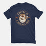 Coffee Is A Hug In A Mug-Unisex-Basic-Tee-tobefonseca