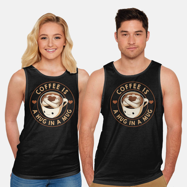 Coffee Is A Hug In A Mug-Unisex-Basic-Tank-tobefonseca