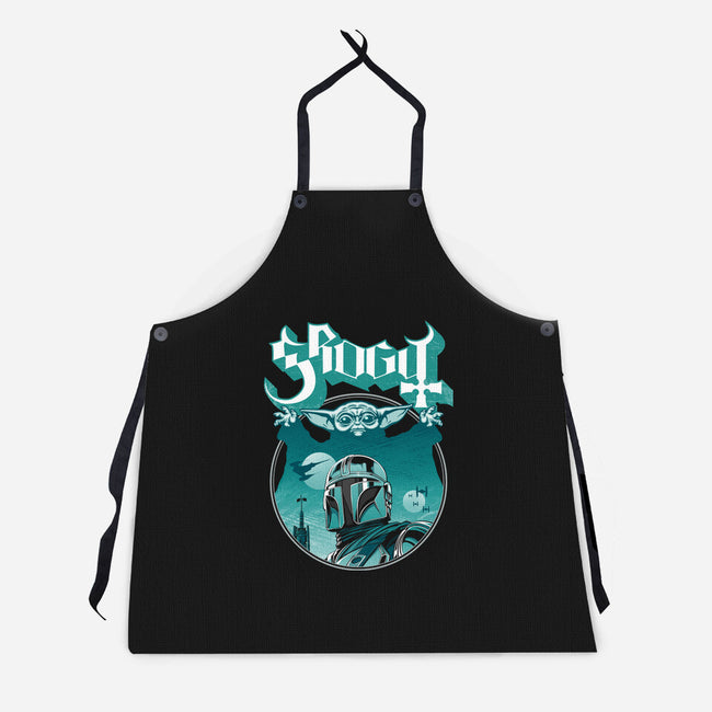 Papa Mando-Unisex-Kitchen-Apron-CappO