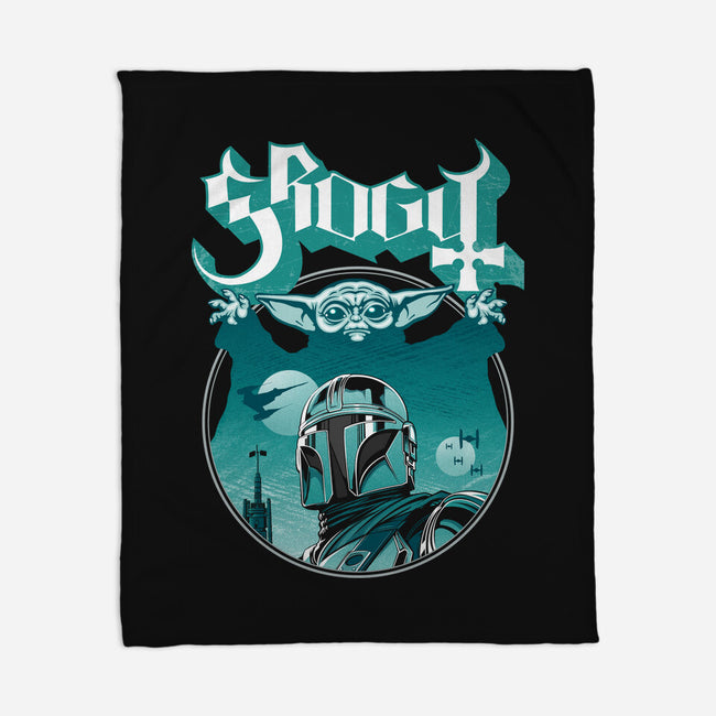 Papa Mando-None-Fleece-Blanket-CappO