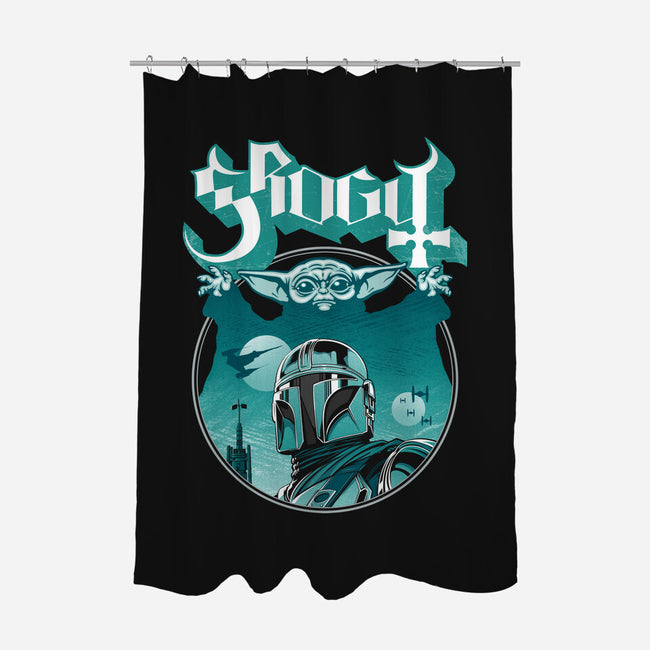 Papa Mando-None-Polyester-Shower Curtain-CappO