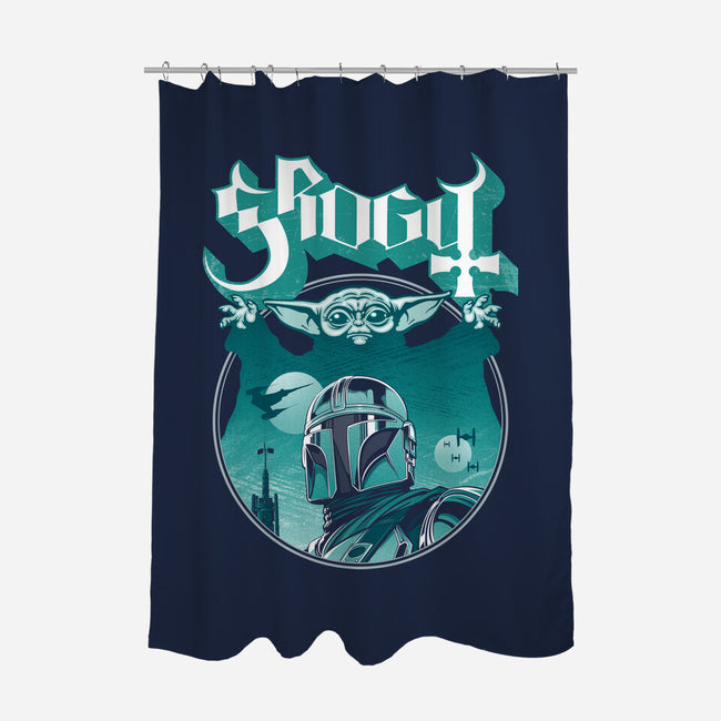 Papa Mando-None-Polyester-Shower Curtain-CappO