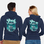 Papa Mando-Unisex-Zip-Up-Sweatshirt-CappO
