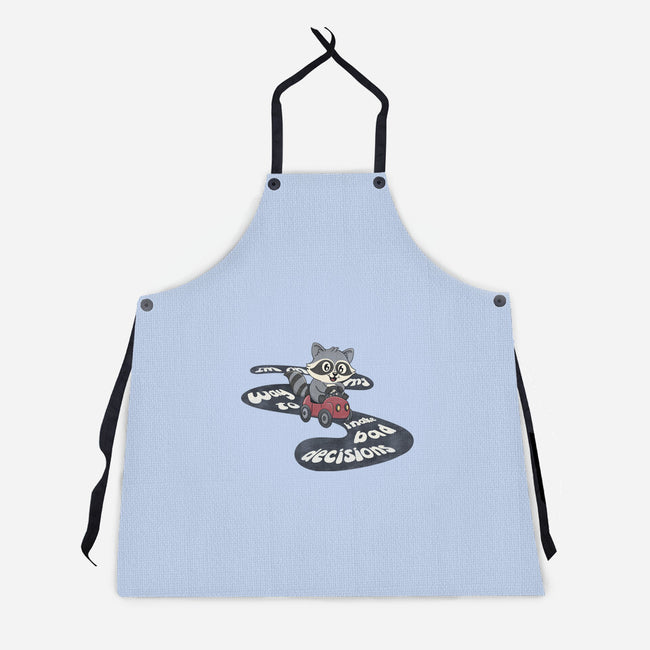 On My way To Make Bad Decisions-Unisex-Kitchen-Apron-Loobs