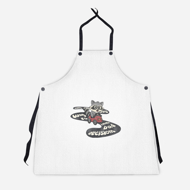 On My way To Make Bad Decisions-Unisex-Kitchen-Apron-Loobs