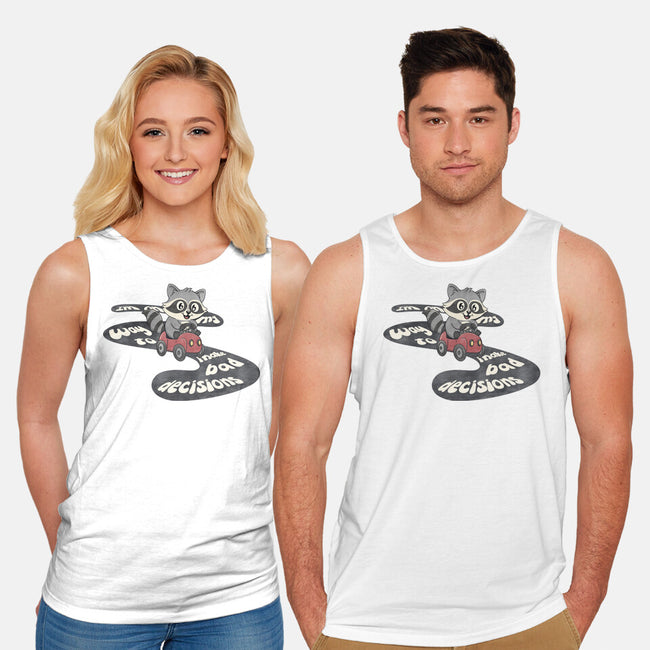 On My way To Make Bad Decisions-Unisex-Basic-Tank-Loobs