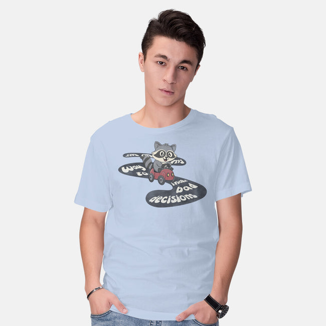 On My way To Make Bad Decisions-Mens-Basic-Tee-Loobs