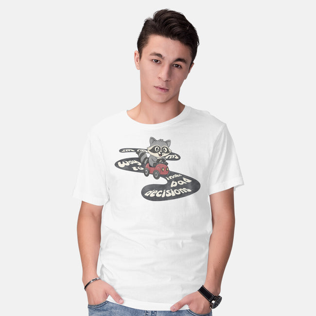On My way To Make Bad Decisions-Mens-Basic-Tee-Loobs
