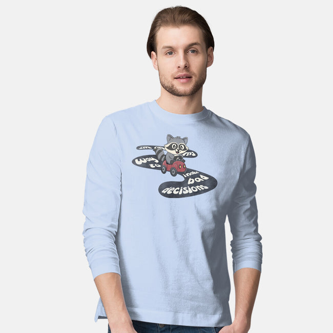 On My way To Make Bad Decisions-Mens-Long Sleeved-Tee-Loobs