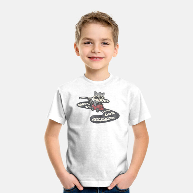 On My way To Make Bad Decisions-Youth-Basic-Tee-Loobs