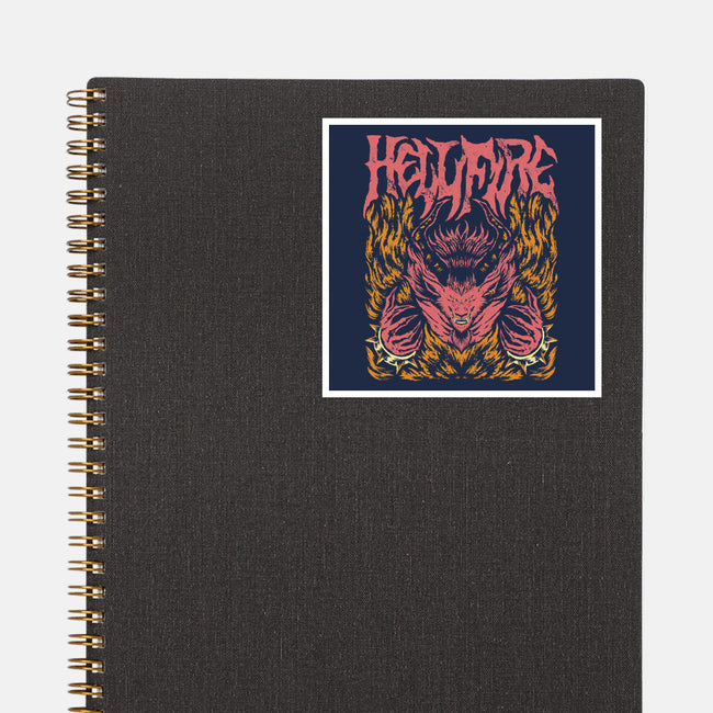 A Hellfire-None-Glossy-Sticker-Henrique Torres