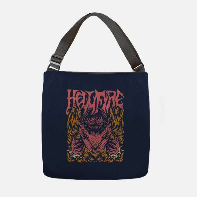 A Hellfire-None-Adjustable Tote-Bag-Henrique Torres