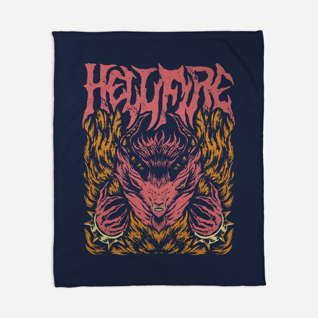 A Hellfire-None-Fleece-Blanket-Henrique Torres