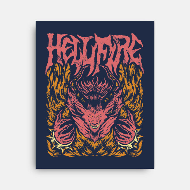 A Hellfire-None-Stretched-Canvas-Henrique Torres
