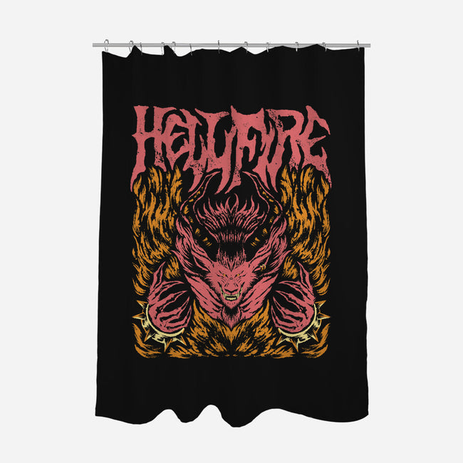 A Hellfire-None-Polyester-Shower Curtain-Henrique Torres