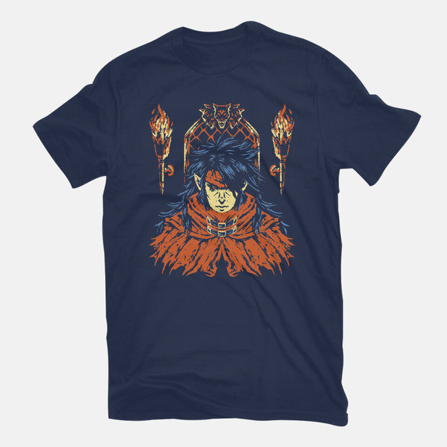 Man Of Mysteries-Womens-Fitted-Tee-Henrique Torres